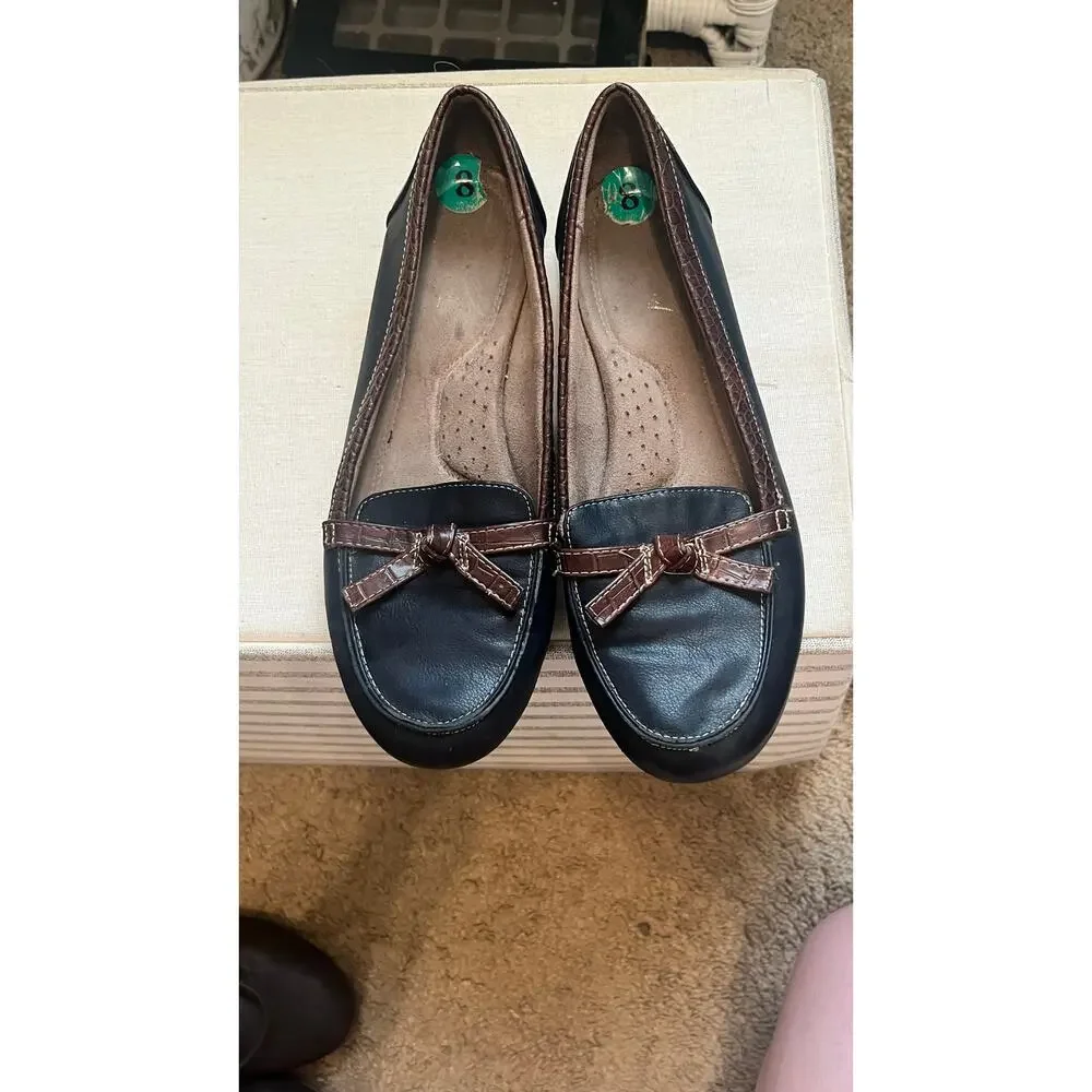 SOUL Naturalizer Gracee Ballet Flats Black Brown Size 8